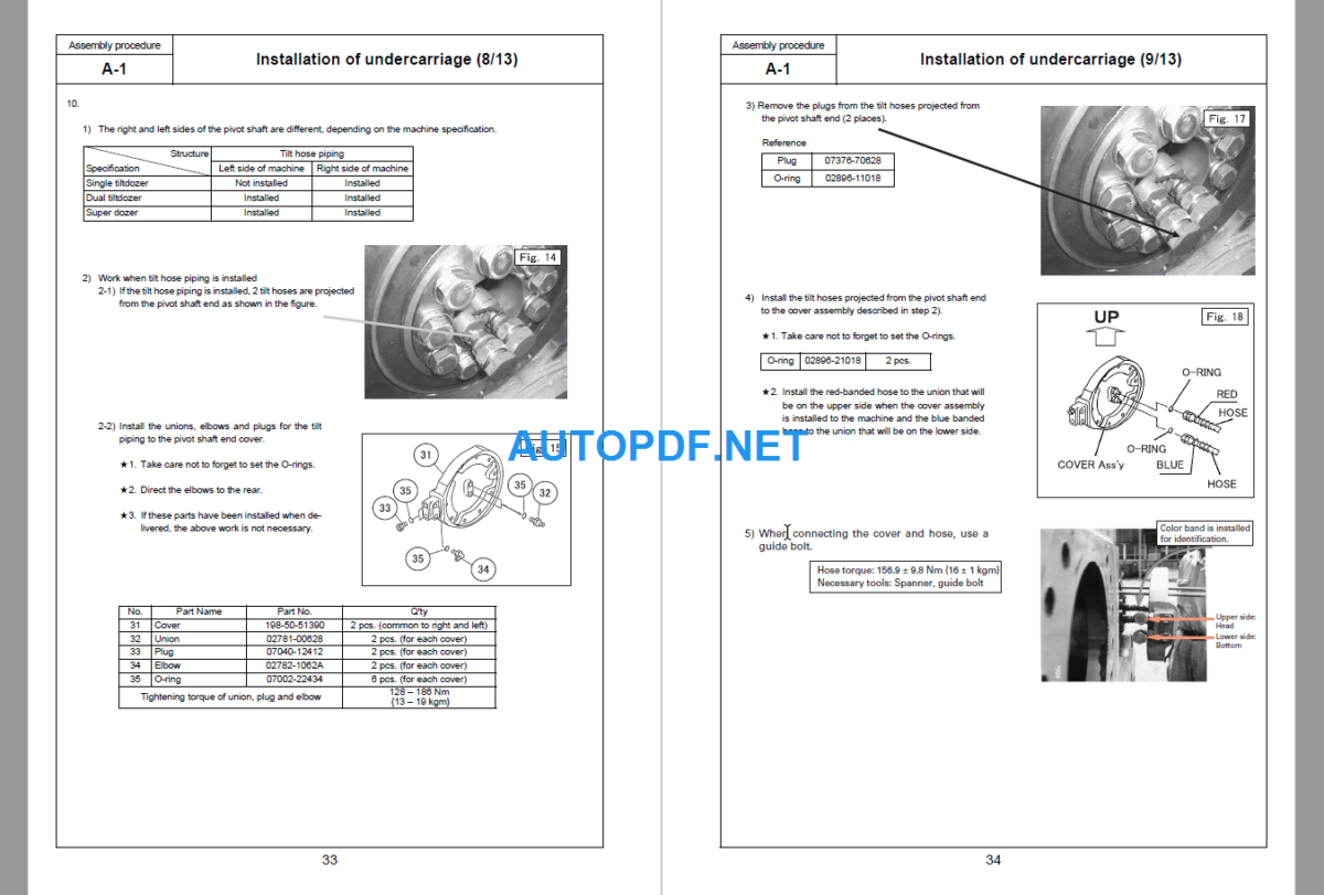 D475A-5 Field Assembly Instruction (20001 and up)