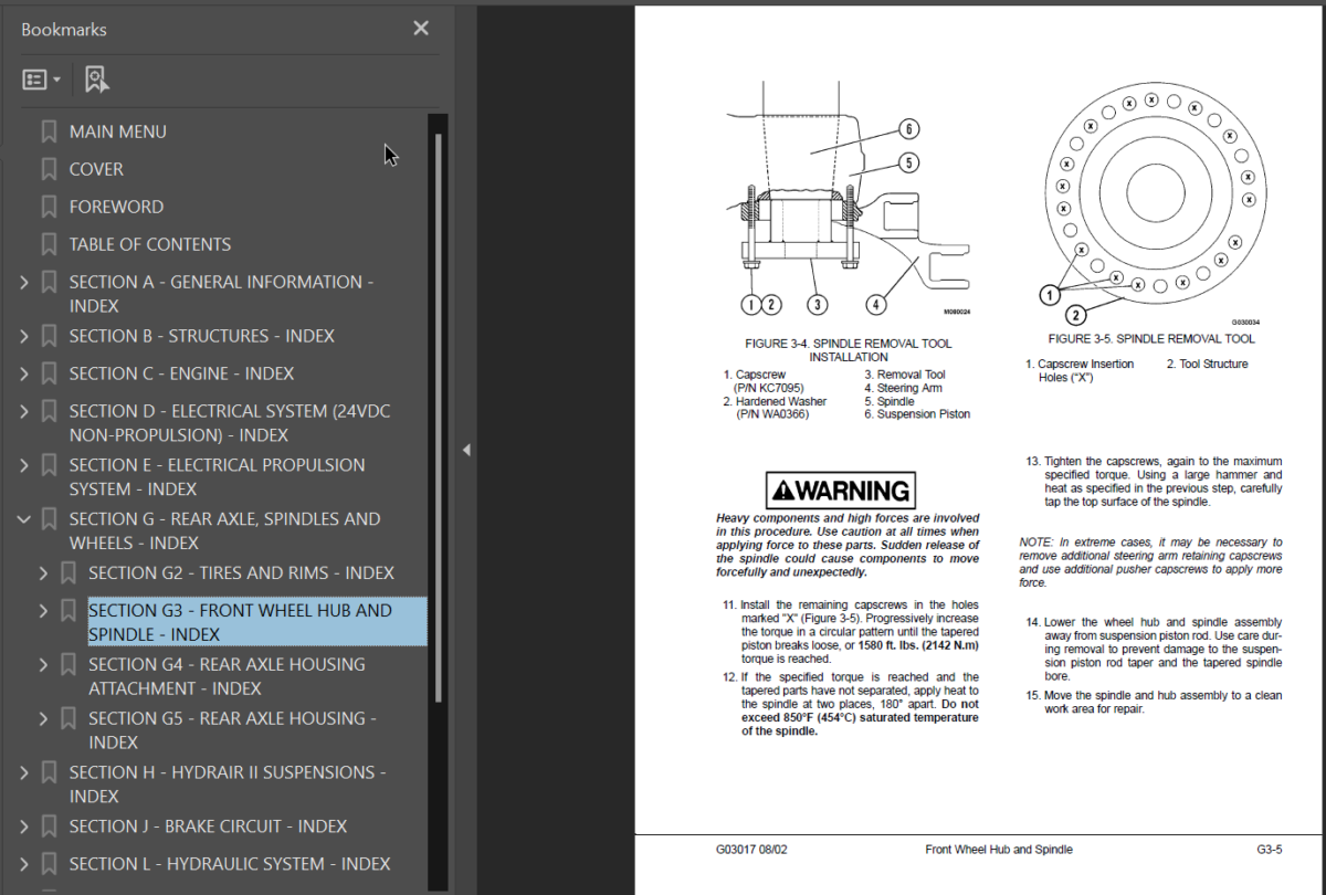 Komatsu 930E-3 (A30304 - A30309) Shop Manual