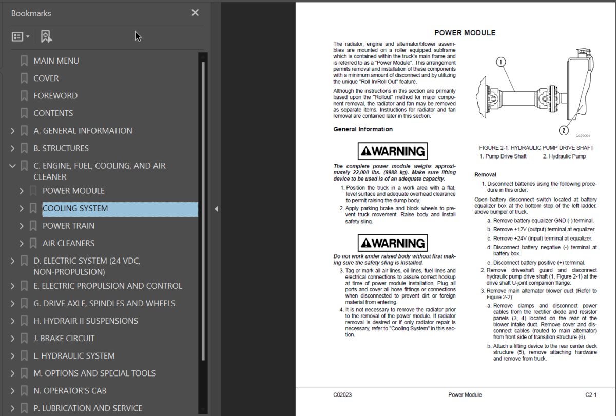 Komatsu 730E (A30310 A30312 AND UP) Shop Manual