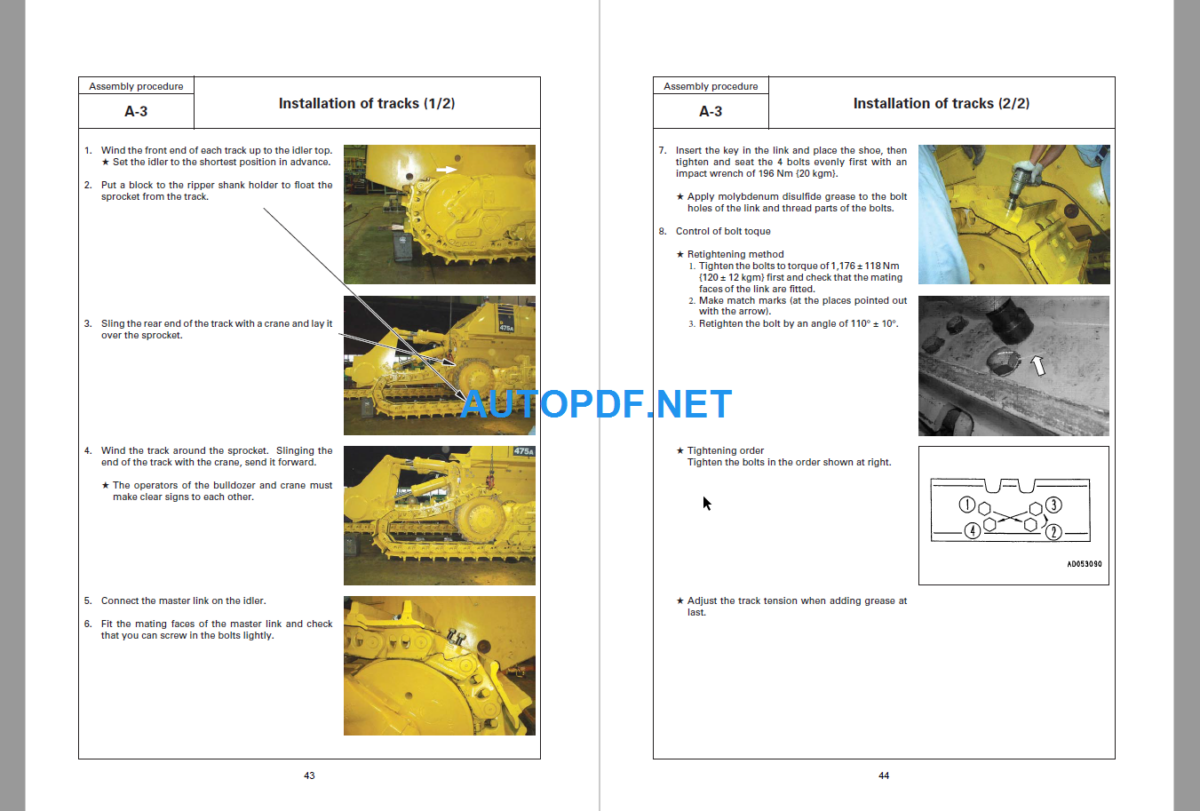 D475A-5 Field Assembly Instruction (20001 and up)