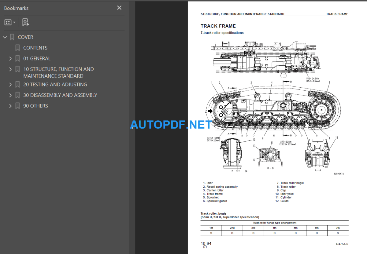 D475A-5 Shop Manual (20001 and up)