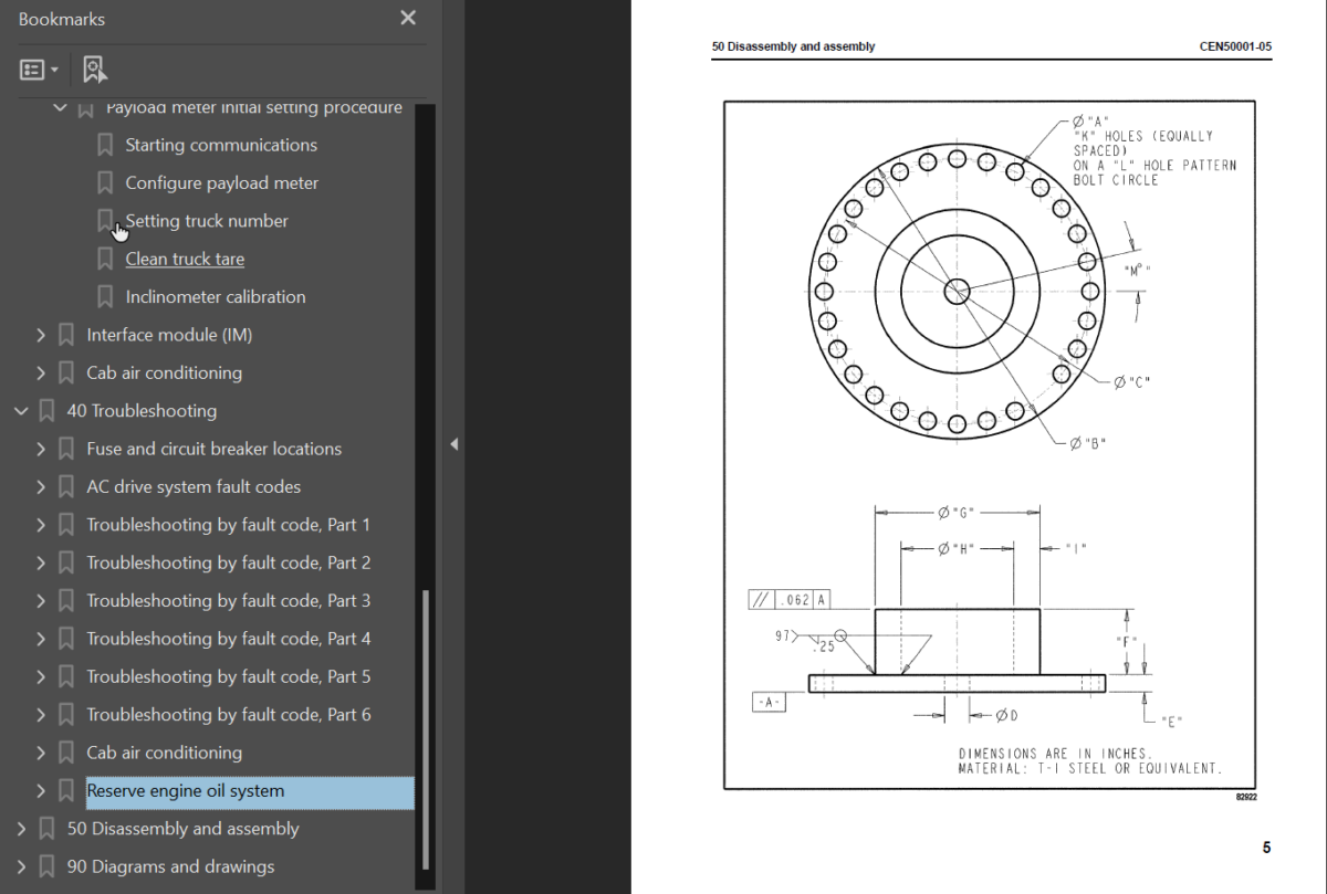 Komatsu 960E-1 (A30025 - A30026) Shop Manual