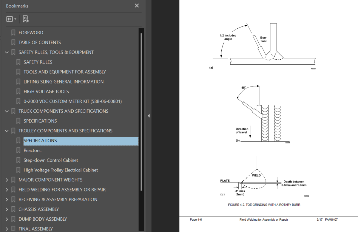 Komatsu 860E-1KT Field Assembly Manual (A30102 and up)