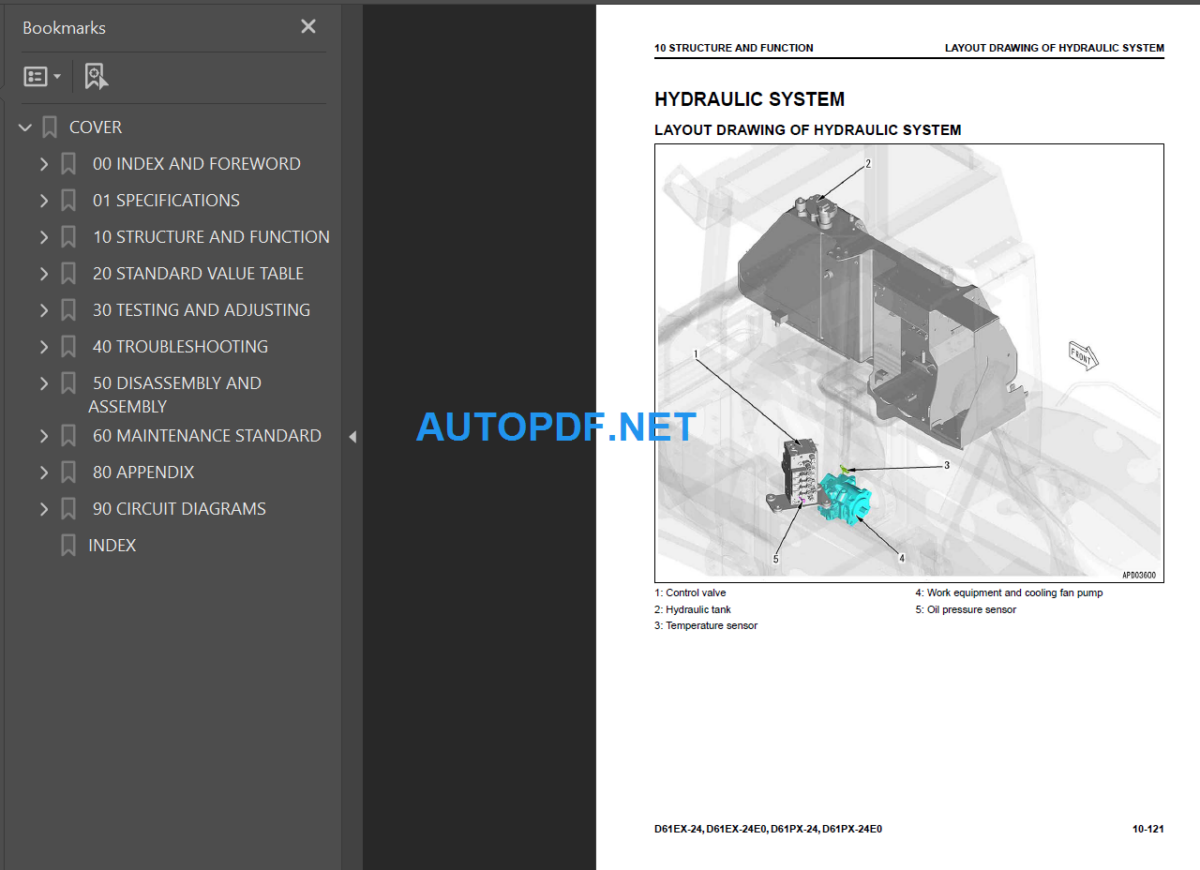 D61EX-24  D61EX-24E0 D61PX-24 D61PX-24E0 Shop Manual