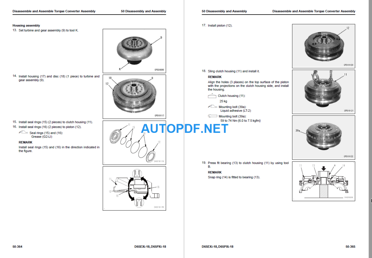 D65EXI-18 D65PXI-18 Shop Manual