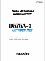D575A-3 Field Assembly Instruction