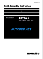 D375A-5 Field Assembly Instruction