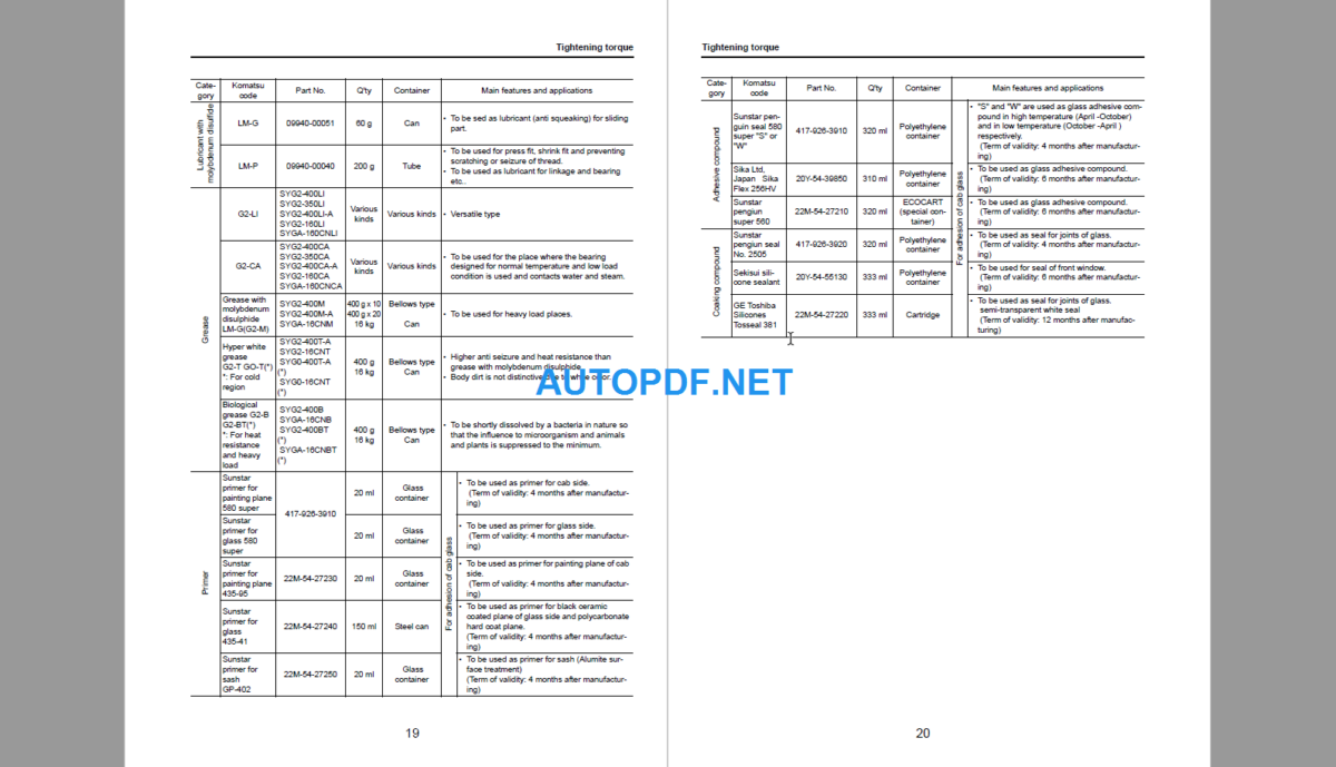 D375A-5 Field Assembly Instruction