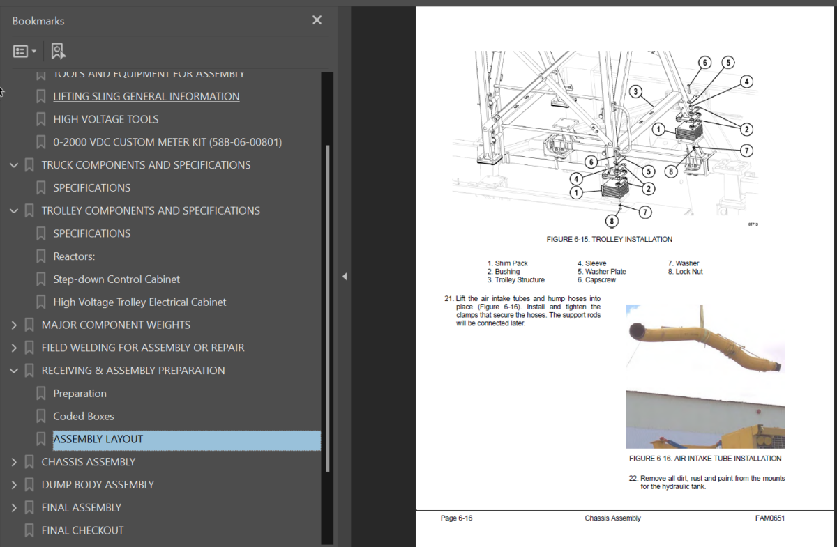 Komatsu 860E-1KT Field Assembly Manual (A30102 and up)