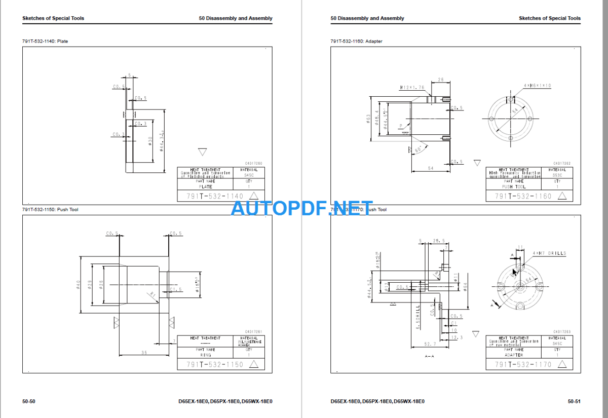 D65EX-18E0 D65PX-18E0 D65WX-18E0 Shop Manual