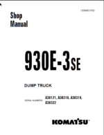 Komatsu 930E-3SE Shop Manual