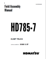 Komatsu HD785-7 (A10001 & UP) (CEAW004806) Shop Manual