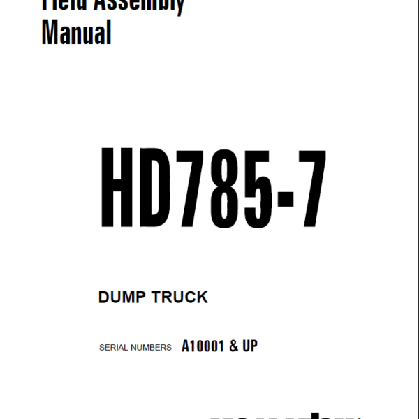 Komatsu HD785-7 (A10001 & UP) (CEAW004806) Shop Manual