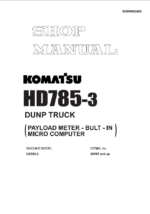 HD785-3 Shop Manual