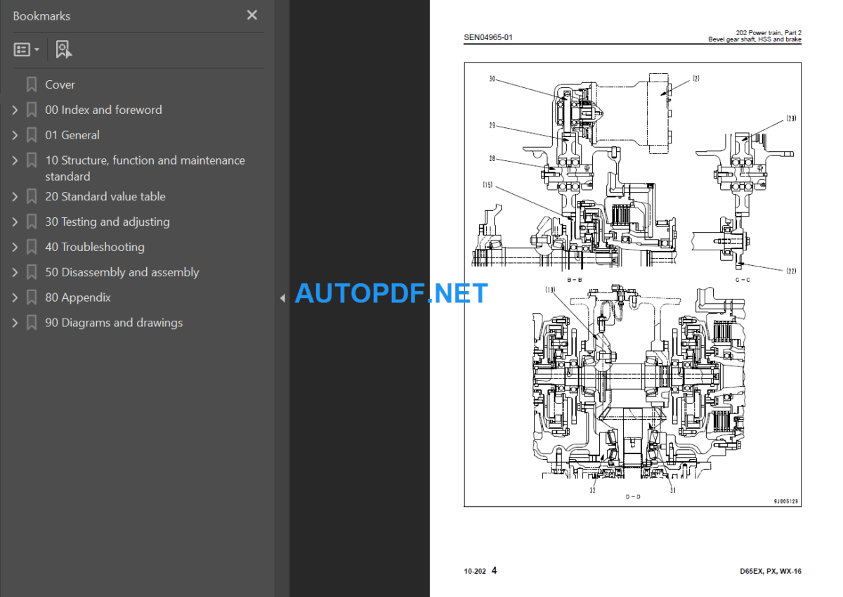 D65EX PX WX-16 Shop Manual