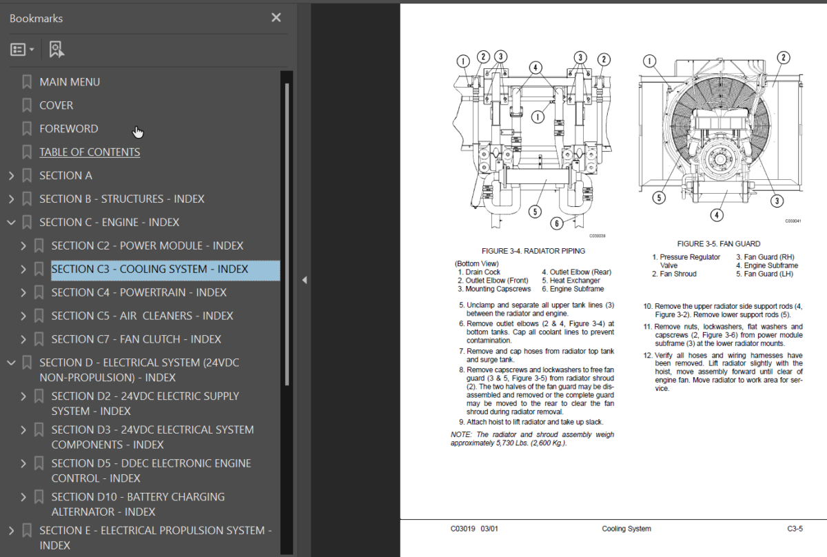 Komatsu 830E Operation and Maintenance Manual Shop Manual