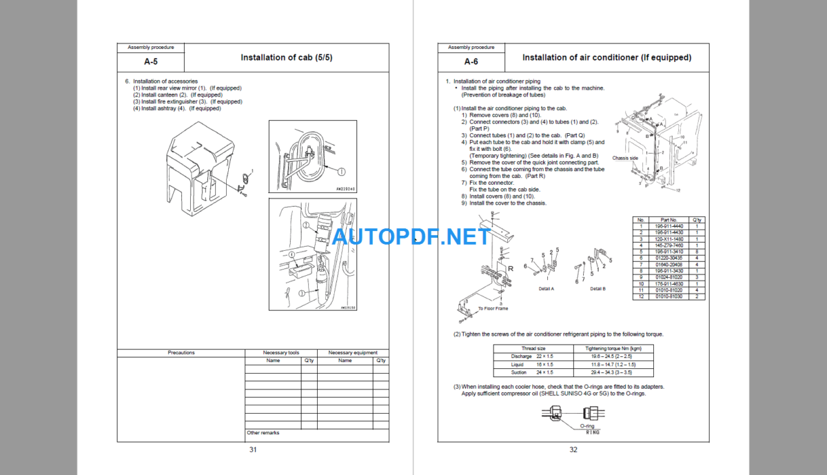 D355C-3 Field Assembly Instruction