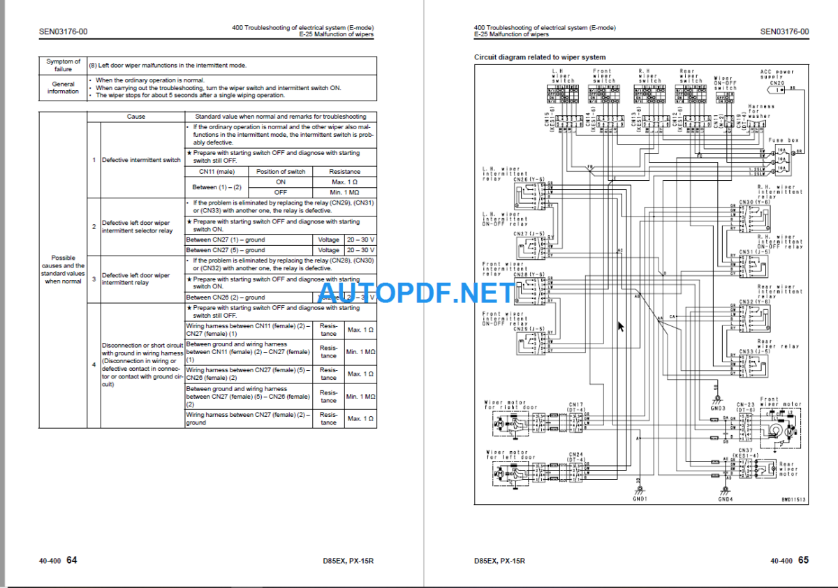 D85EX -15R D85PX-15R Shop Manual