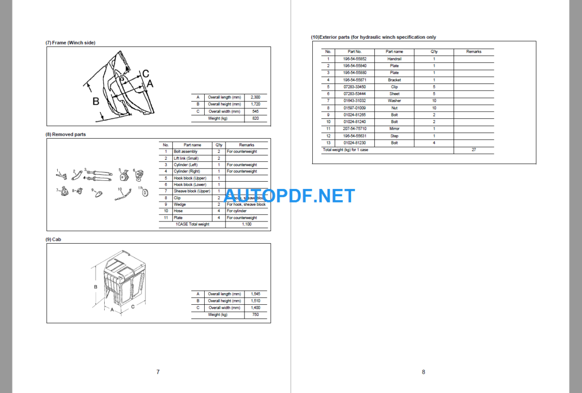 D355C-3 Field Assembly Instruction (15479 and up)