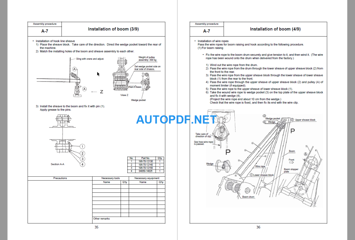 D355C-3 Field Assembly Instruction (15479 and up)