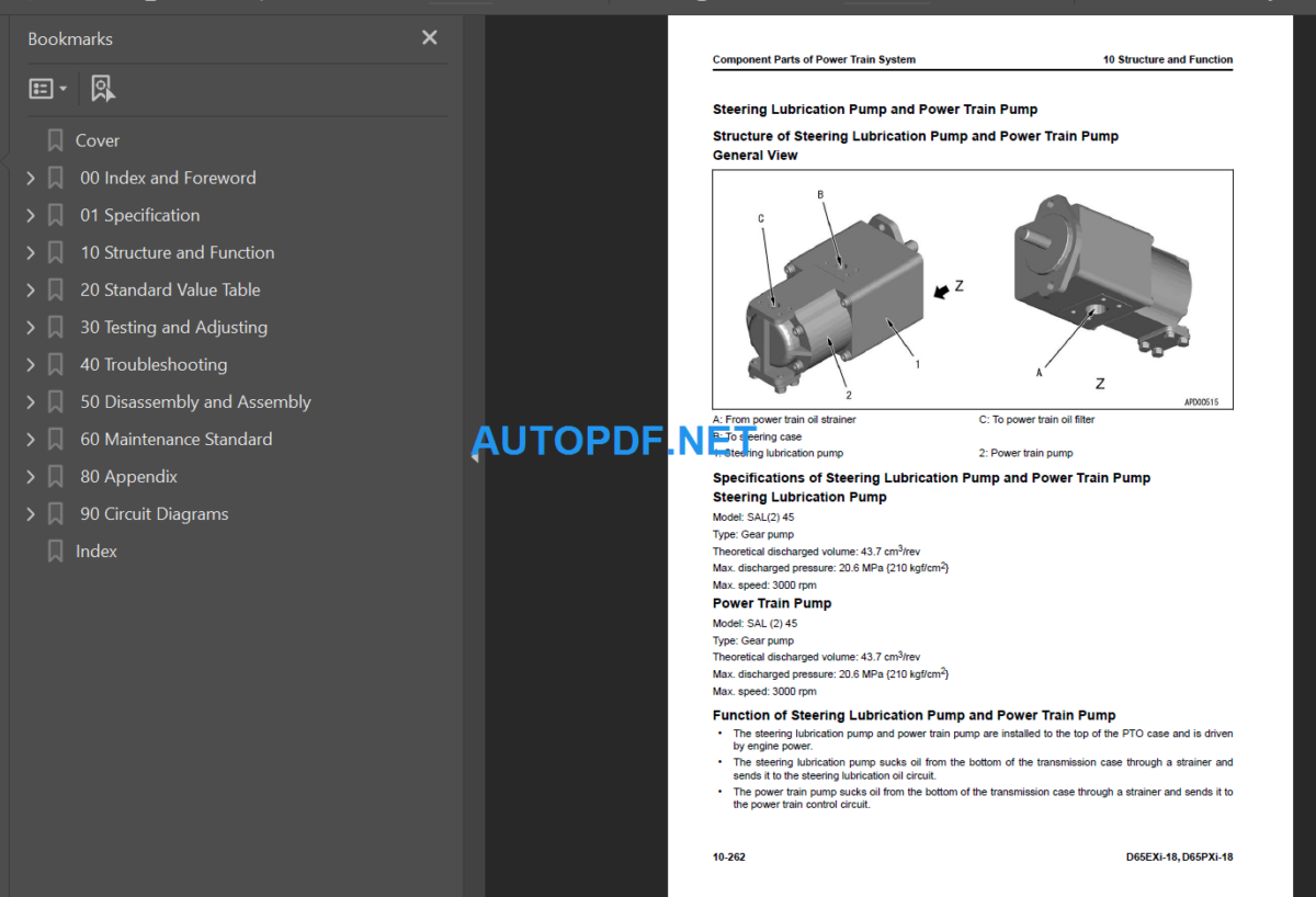 D65EXI-18 D65PXI-18 Shop Manual (90023 and up)