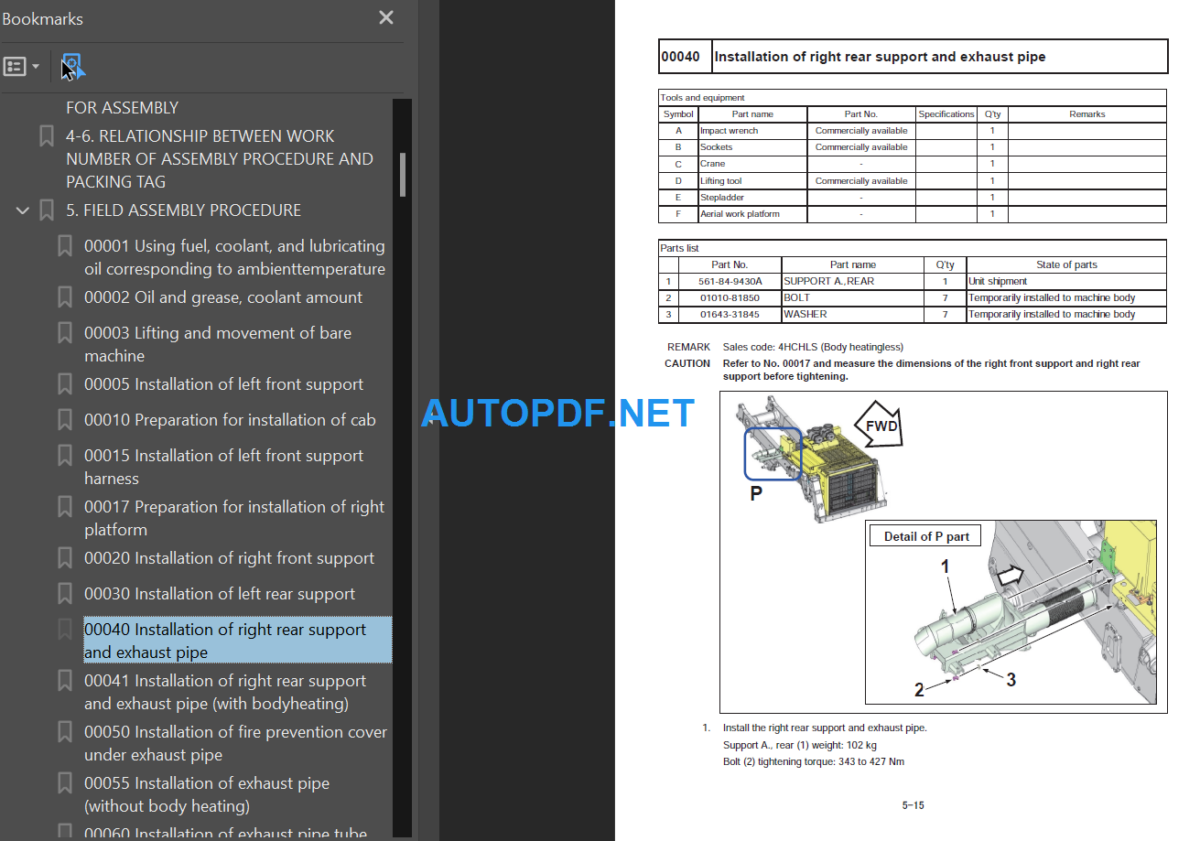 HD785-8 (50001 and up) Shop Manual