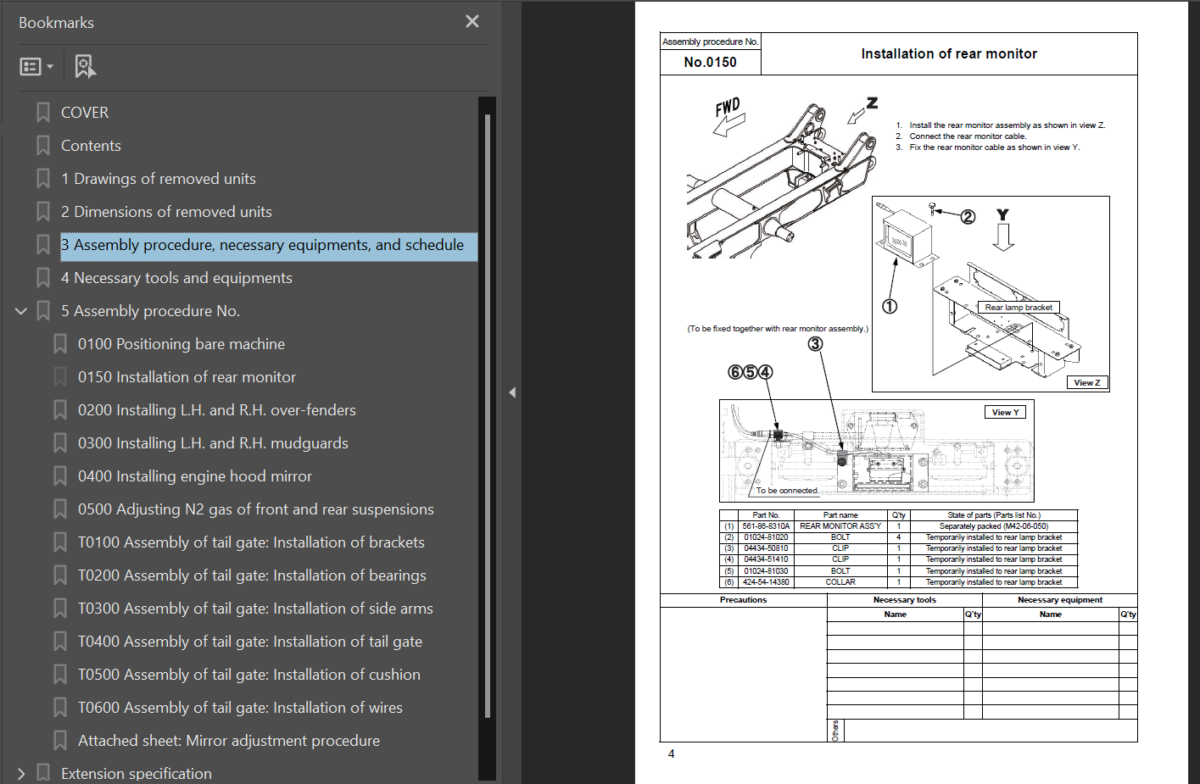 HM400-2 Field Assembly Instruction