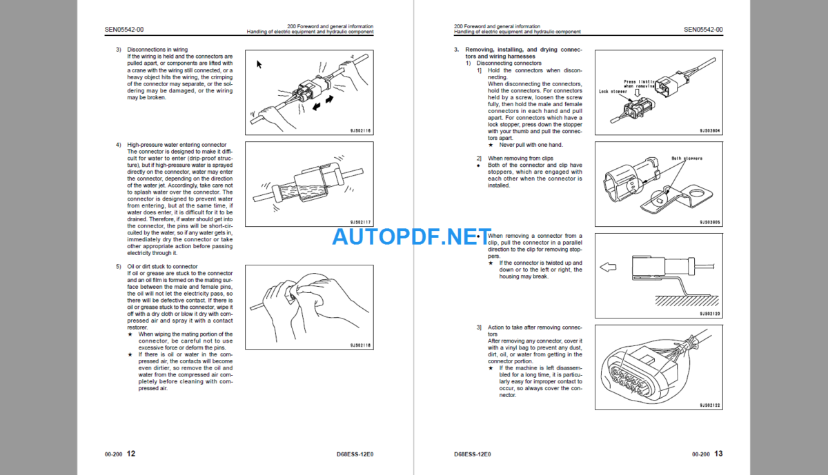 Komatsu Dozer D68ESS-12E0 Shop Manual