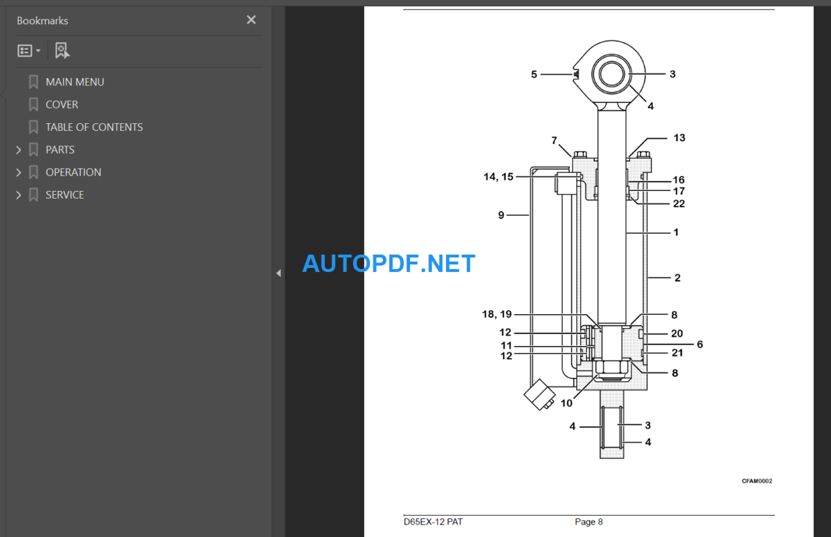 D65EX-12 PAT Field Assembly Manual