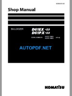 D61EX-23 D61PX-23 Shop Manual