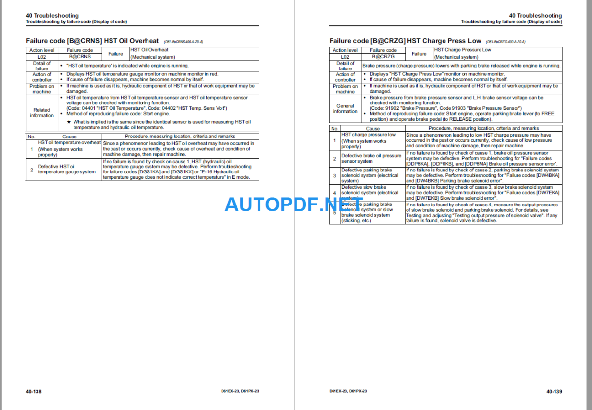 D61EX-23 D61PX-23 Shop Manual