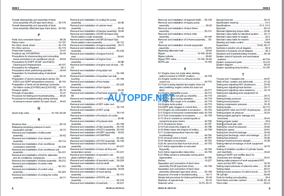 D61EX-23 D61PX-23 Shop Manual