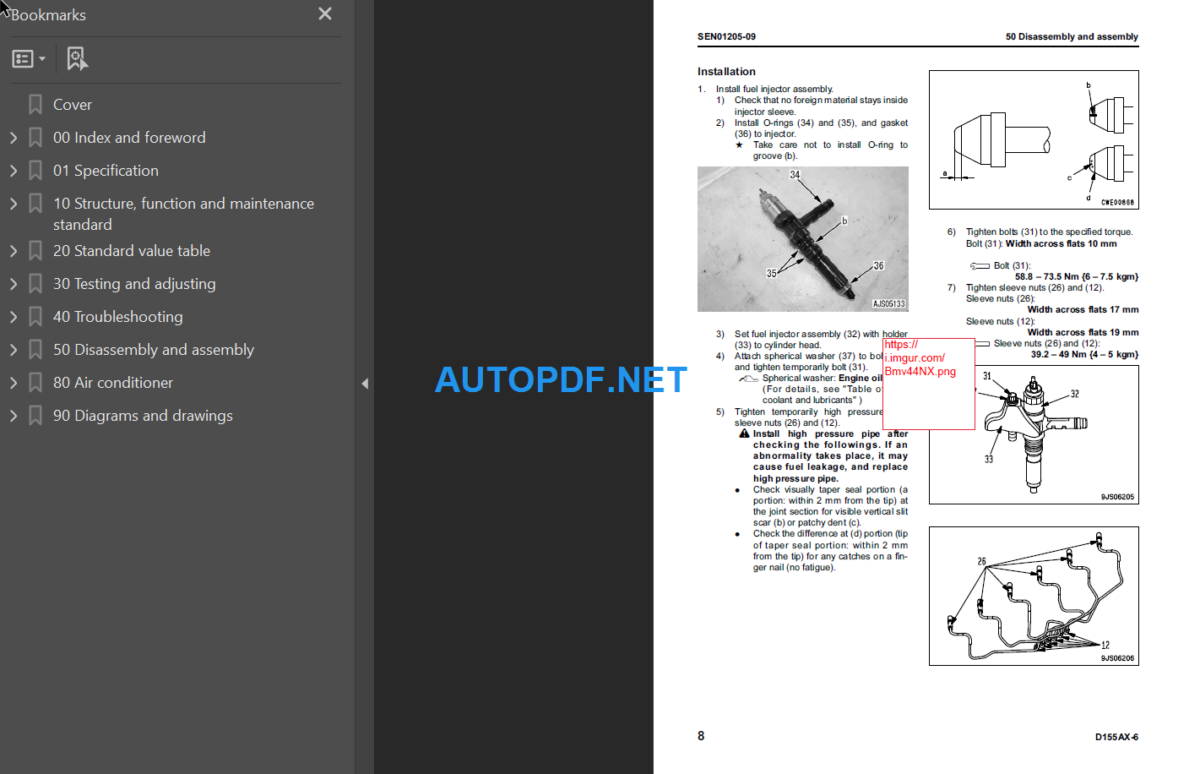 D155AX-6 Shop Manual