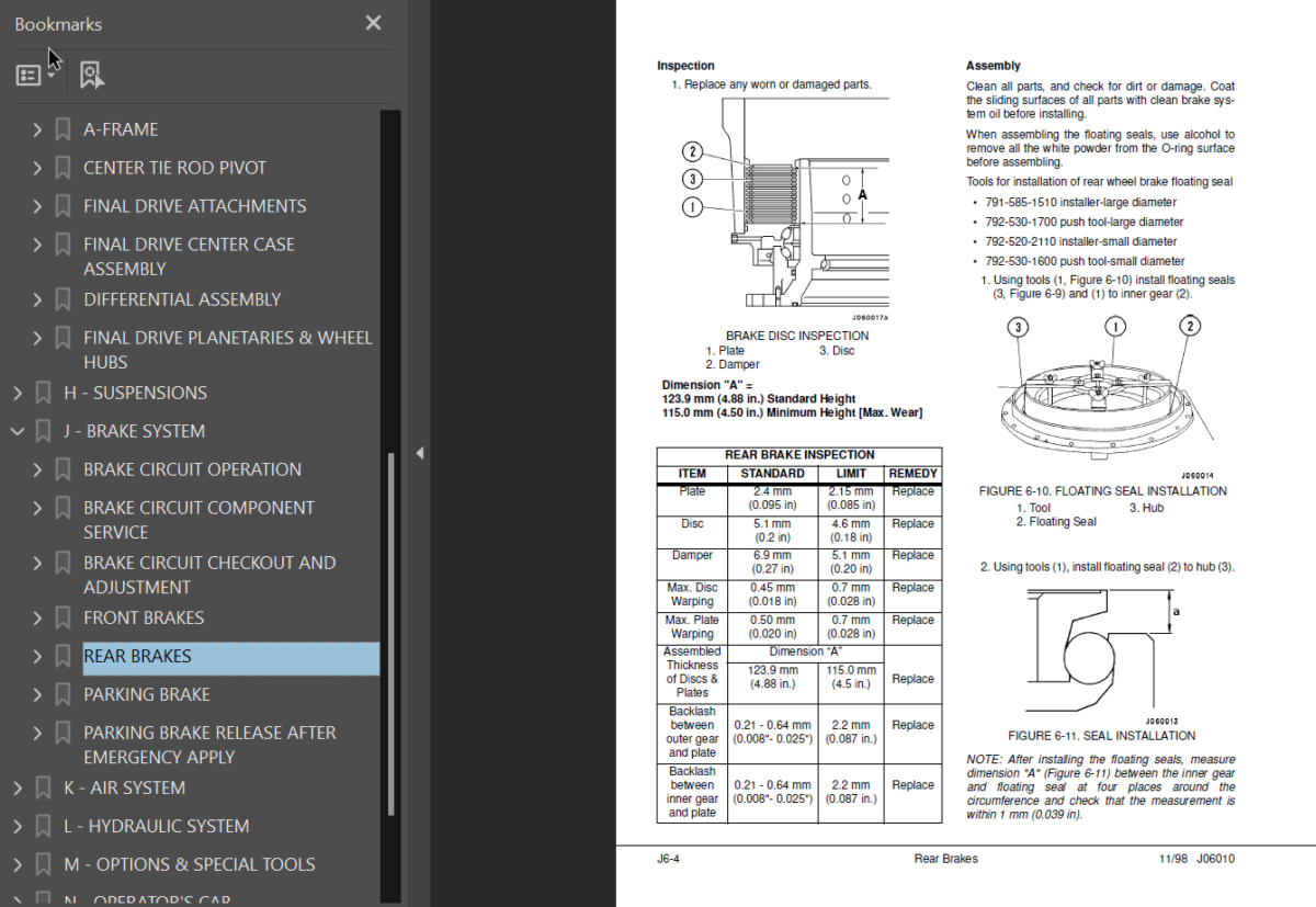 Komatsu 330M (A10190 - A10211) Shop Manual