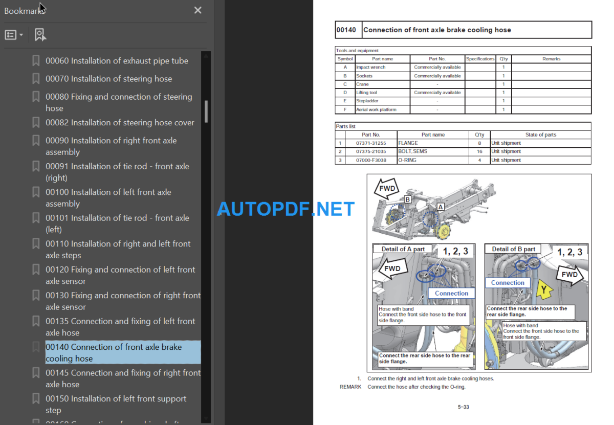 HD785-8 (50001 and up) Shop Manual