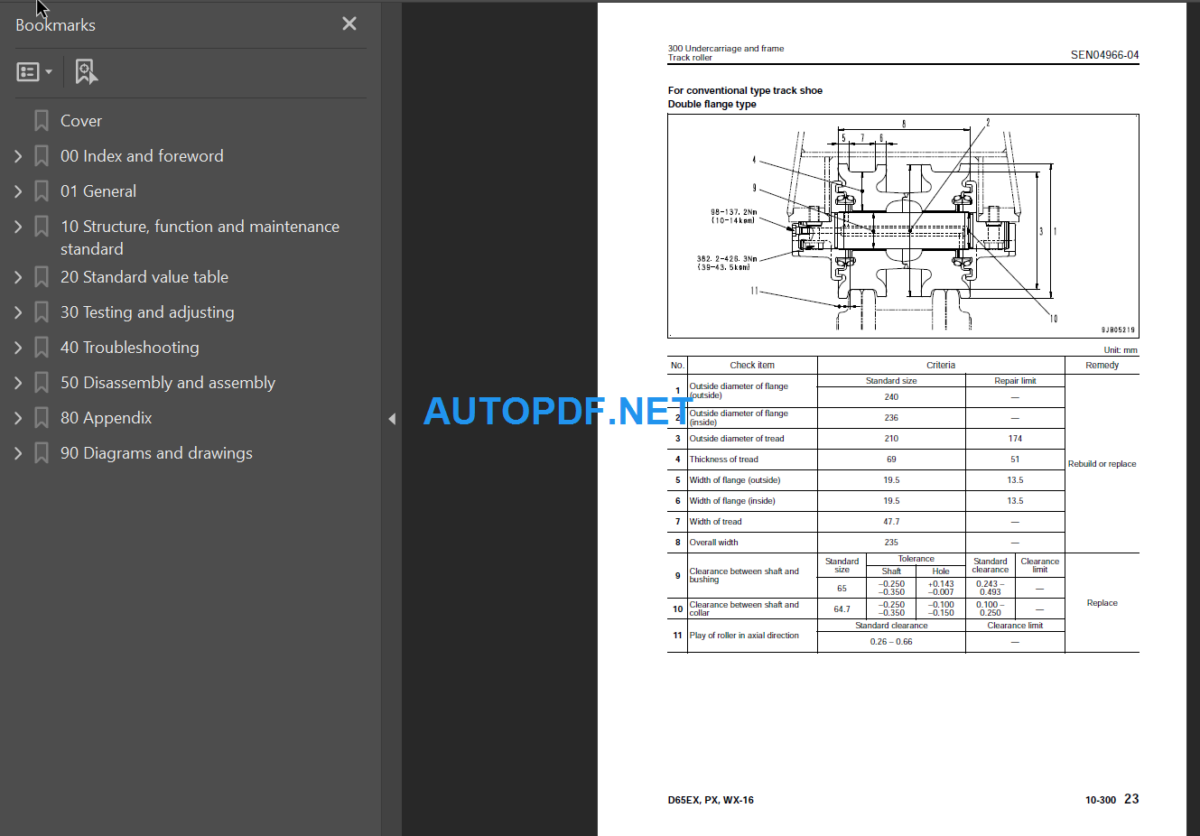 D65EX PX WX-16 Shop Manual