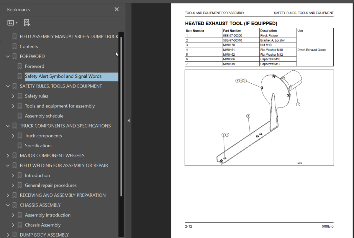 Komatsu 980E-5 Field Assembly Manual (A50150 - A50161)