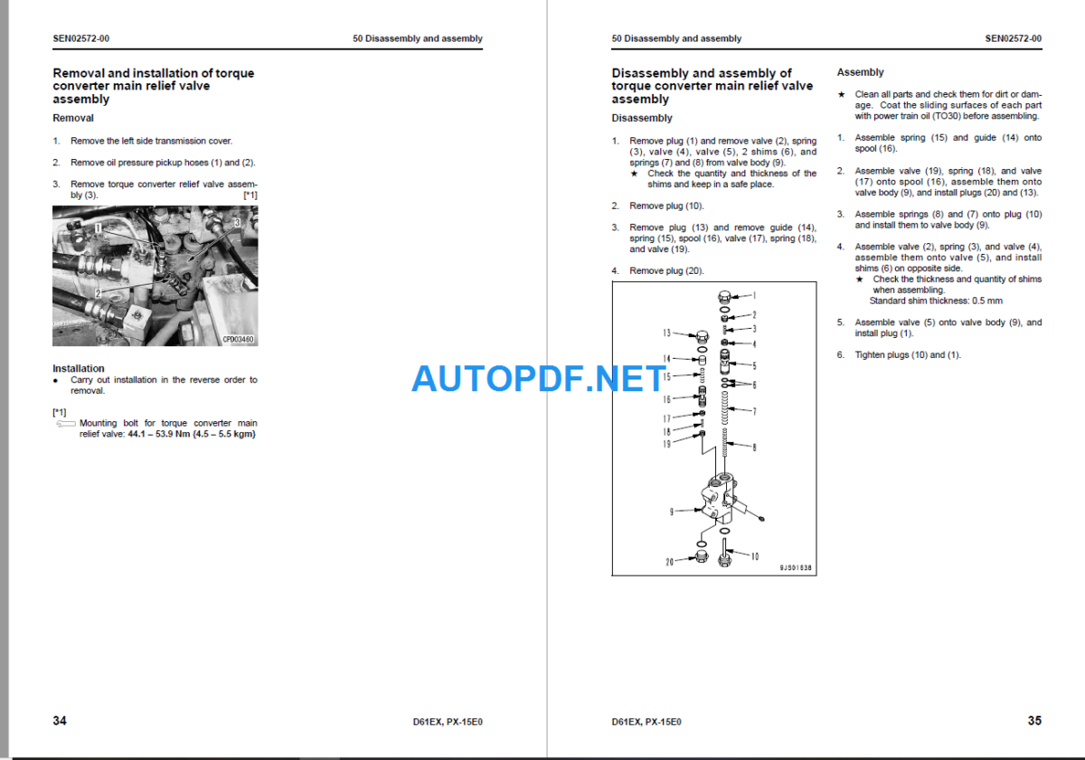 D61EX-23 D61PX-23 Shop Manual