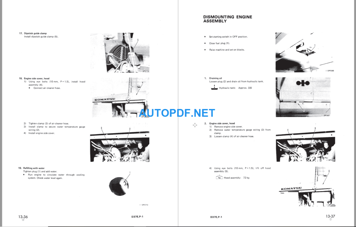 D37E-1 D37P-1 Shop Manual