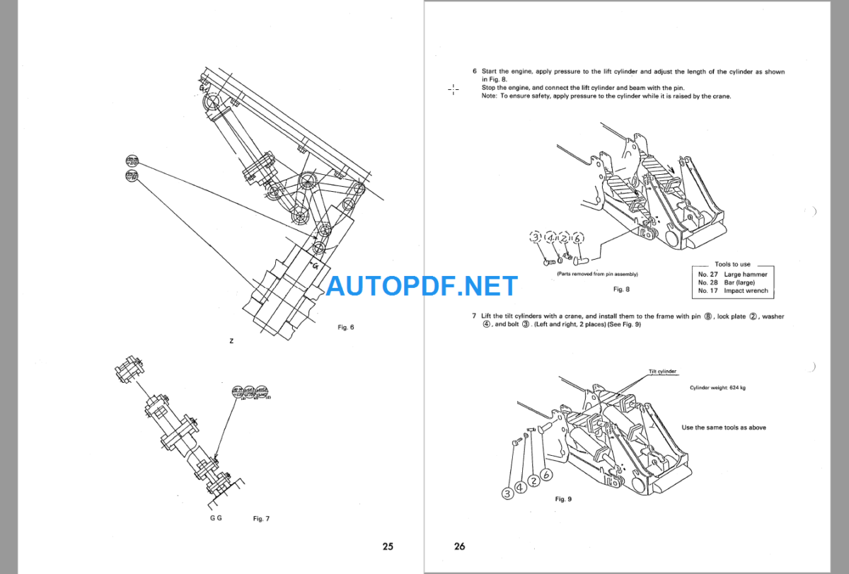 D575-2 Field Assembly Instruction (1001 and up)