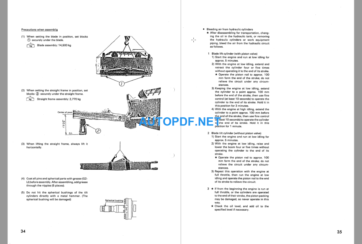 D575-2 Field Assembly Instruction (1001 and up)