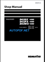 D65EX-18E0 D65PX-18E0 D65WX-18E0 Shop Manual