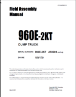 Komatsu 960E-2KT Field Assembly Manual