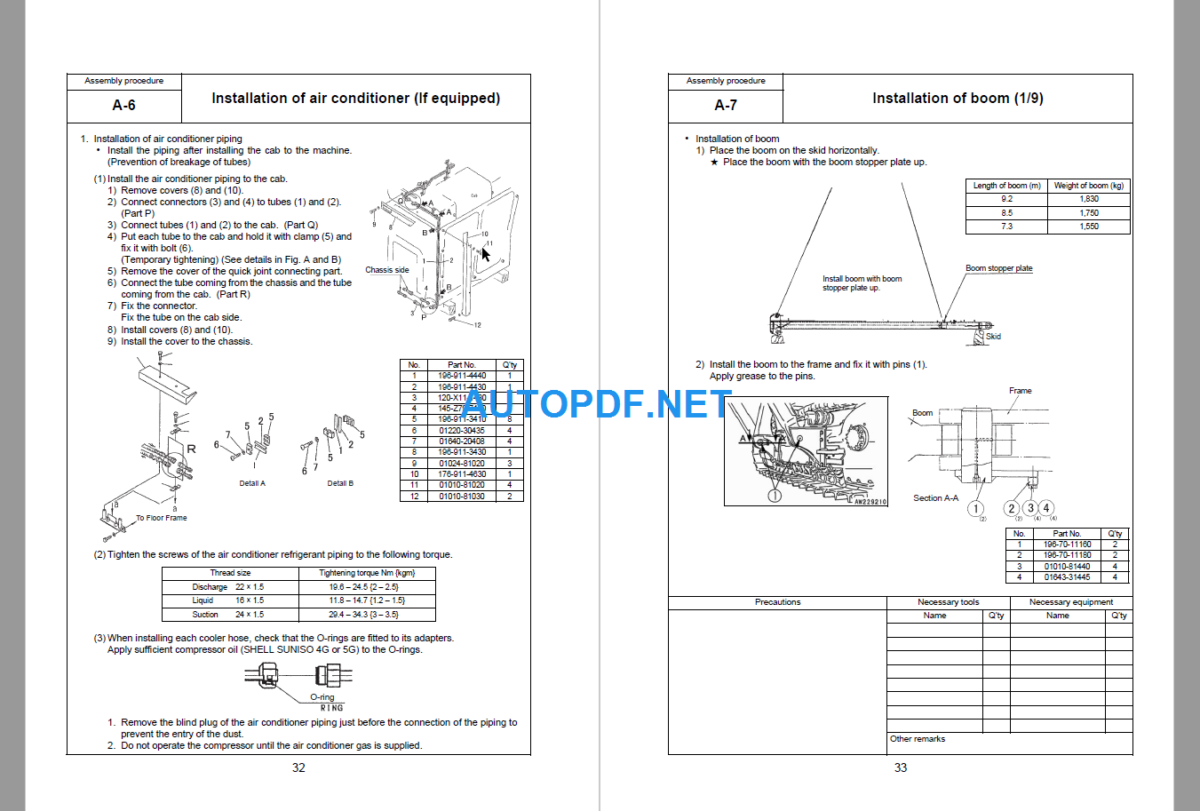 D355C-3 Field Assembly Instruction (15479 and up) (GEN00127-04)