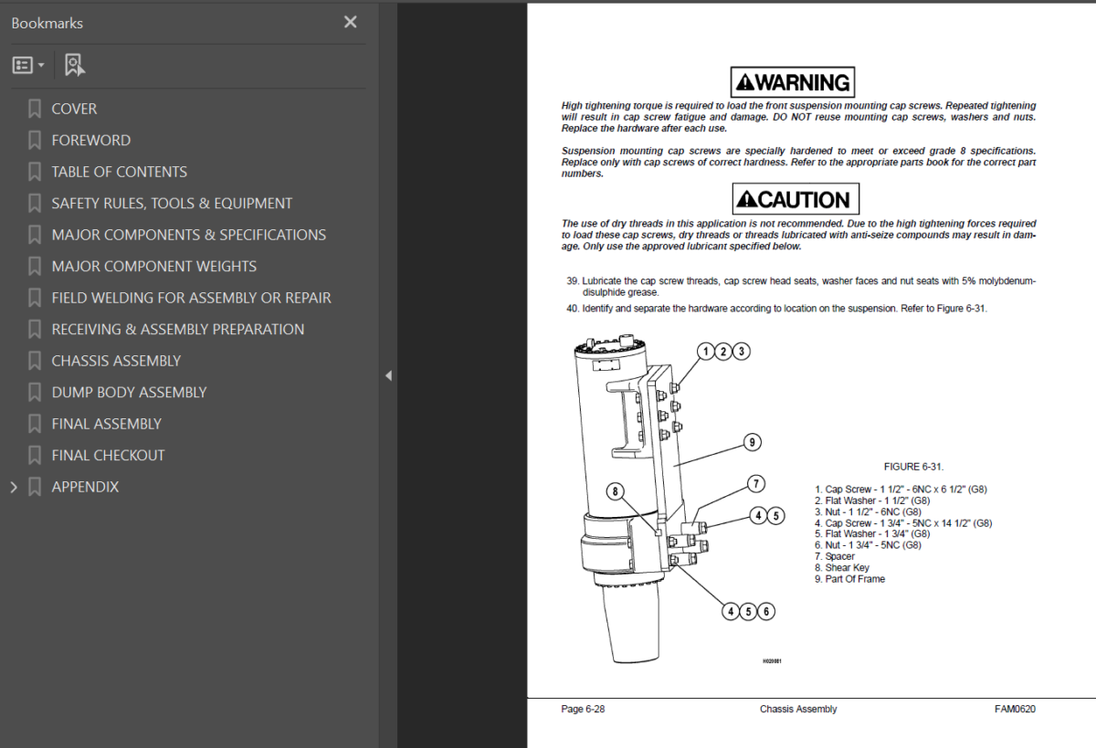 Komatsu 930E-4 (A31002 - A31054) Shop Manual