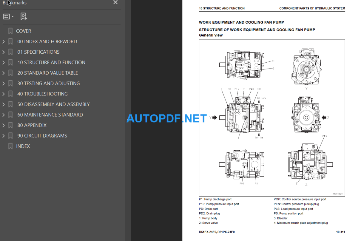 D51EX-24E0 D51PX-24E0 Shop Manual