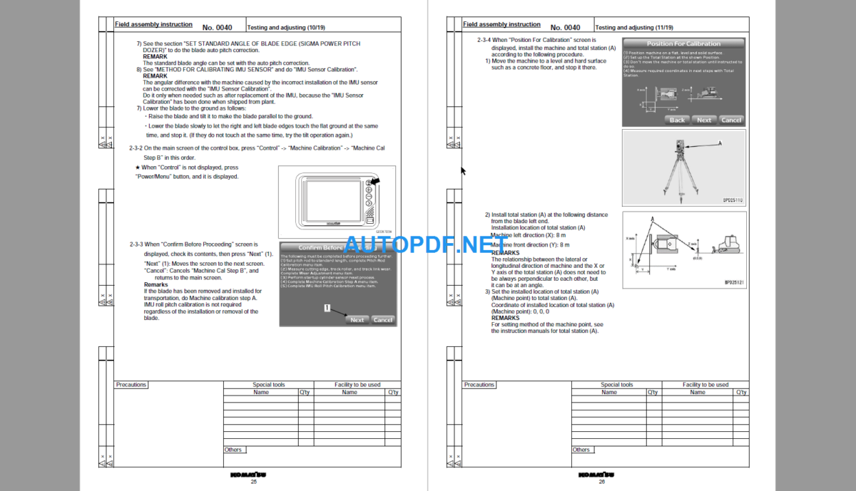 D65EXI-18E0 D65PXI-18E0 Field Assembly Instruction