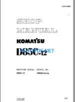 D85C-12 Shop Manual