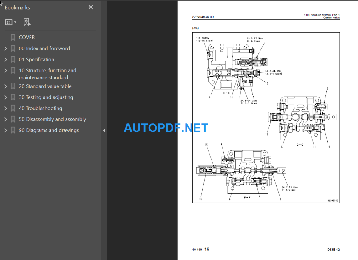 D63E-12 Shop Manual