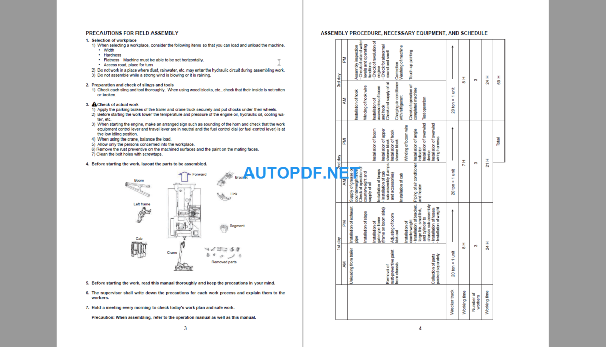 D155C-1DA Field Assembly Instruction